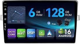 [6G+128G, aštuonių branduolių procesorius] – MSD automobilių radijas, skirtas „Toyota Verso R20“ (2009–2018 m.) | „Android 15“ GPS navigacijos radijas | „CarPlay“, „Android“, valdymas per vairo mygtukus, dviejų dažnių „Wi-Fi“, DSP, DAB | Atbulinės eigos k