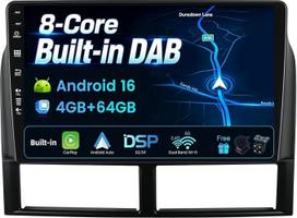 [Įmontuotas DAB] – „Android 14“ IPS automobilių radijas, skirtas „Jeep Grand Cherokee WJ“ (1998–2004 m.) – „CarPlay“ / „Android Auto“ palaikymas belaidžiu būdu – 4G + 64G – kamera + mikrofonas – 9 colių, 2 DIN – valdymas nuo vairo, greitas įkėlimas
