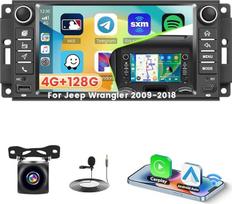 „4+128G“ „Android 15“ automobilių radijas, skirtas „Jeep Wrangler“ (2009–2018 m.) modeliams, su belaidžiu „CarPlay“, „Android Auto“ navigacija, 7 colių „Incell“ jutikliniu ekranu, GPS navigacija, „Bluetooth“, ekvalaizeriu, „Wi-Fi“, RDS, FM, SWC, mikrofonu