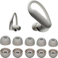 „Adhiper“ atsarginės ausų antgaliai, suderinami su „Beats Powerbeats Pro 2“; minkšti silikoniniai ausų antgaliai, skirti „Powerbeats Pro 2“, dydžiai: XL/L/M/S/XS, 5 poros, spalva „Quick Sand“
