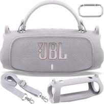 „Aenllosi“ baltas silikoninis kietas dėklas, skirtas „JBL Charge 6“ garsiakalbiui