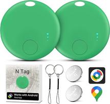 „Air Tracker“ „Android“, 2 vnt. išmaniųjų sekimo įrenginių, suderinamų su „Google Find Hub“ programa (žalia)