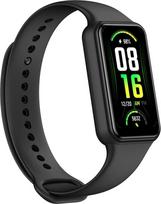 „Amazfit Band 7“ – aktyvumo sekiklis ir sportinis išmanusis laikrodis su nuolat įjungtu ekranu, iki 18 dienų baterijos veikimo trukme, 24 valandų širdies ritmo ir SPO₂ stebėjimu, 5 ATM atsparumu vandeniui, 120 sporto režimais