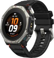 „Amazfit T-Rex“ išmanusis laikrodis su dviem saulės baterijomis, 51 mm, AMOLED ekranas, žemėlapiai be interneto ryšio