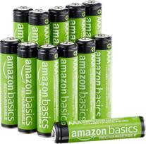 „AmazonBasics“ AAA baterijos, mikro / įkraunamos, iš anksto įkrautos, 12 vnt. (išvaizda gali skirtis)
