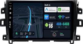 „Android 14“ IPS automobilių radijas, skirtas „Nissan Navara NP300“ (2016–2018 m.) – belaidis „CarPlay“ + „Android Auto“ – atbulinės eigos kamera – 2G + 32G – 10,1 colio, 2 DIN – DAB, valdymas nuo vairo, dviejų dažnių „Wi-Fi“, greitas