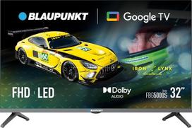 „Blaupunkt“ išmanusis televizorius 32FBG5000S „Full HD“ LED, „Google TV“ su „Chromecast“, „Wi-Fi“ ir „Bluetooth“, HDR, „Dolby Audio“, 2 HDMI jungtys, USB ir balso valdymas, juodos spalvos