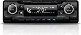 „Caliber“ retro automobilių radijas – automobilių radijas su „Bluetooth“ ir USB – DAB+ / FM – 1 DIN radijas – retro dizainas – su laisvų rankų funkcija ir LCD ekranu – juodos spalvos