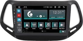 „Costum Fit“ automobilių radijas, skirtas „Jeep Compass“: „Android“, GPS, „Bluetooth“, „Wi-Fi“, „DAB“, USB, „Full HD“ jutiklinis ekranas (9 colių), „Easyconnect“, 8 branduolių procesorius, balso komandos