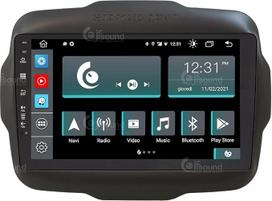„Costum Fit“ automobilių radijas, skirtas „Jeep Renegade“: „Android“, GPS, „Bluetooth“, „Wi-Fi“, „DAB“, USB, „Full HD“ jutiklinis ekranas (9 colių), „Easyconnect“