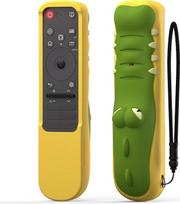 „Crocodile“ silikoninis dėklas, skirtas „LG Magic Remote MR25GA“ (2025 m. OLED C5, B5, G5, M5 serijos) nuotolinio valdymo pultui, animacinis apsauginis dėklas, užtikrinantis geresnį sukibimą, atsparus smūgiams, neslystantis ir plaunamas, unikalus „LG Smar