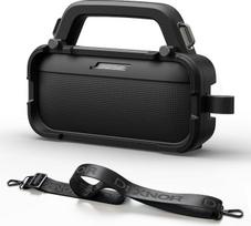 „Dexnor“ tvirtas dėklas, suderinamas su „Bose SoundLink Flex“ 2-osios kartos / „SoundLink Flex“ „Bluetooth“ nešiojamuoju garsiakalbiu, tvirtas, atsparus smūgiams kelioninis apsauginis krepšys su rankena ir peties diržu – juodos spalvos