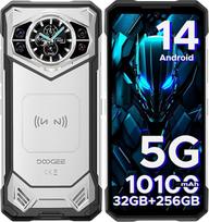 „DOOGEE S200“ lauko mobilusis telefonas be sutarties, 5G, 10100 mAh, lauko išmanusis telefonas su „Android 14“, 32GB + 256GB, skirtas naudoti statybvietėse, 1,32 colio AMOLED ekranas gale, 6,72 colio FHD+ ekranas, 120 Hz