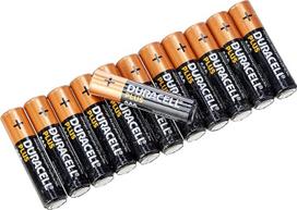 „Duracell Plus“ AAA „Micro“ šarminės baterijos LR03, 12 vnt. pakuotė
