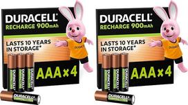 „Duracell“ AAA įkraunamos baterijos, 4 vnt. pakuotė, mūsų Nr. 1 pagal ilgiausią veikimo trukmę po vieno įkrovimo, iš anksto įkrautos (2 vnt. pakuotė)