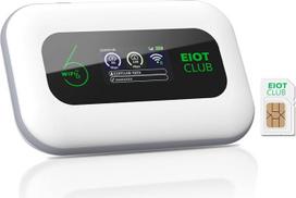 „EIOTCLUB“ mobilusis 4G LTE „Wi-Fi“ maršrutizatorius su ES SIM kortele, 3000 mAh baterija, be