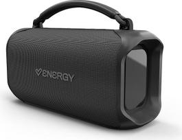 „Energy Sistem AuraBeat“ „Bluetooth“ garsiakalbis, 100 W, gilus bosas, 16 valandų baterijos veikimo laikas, IPX6 atsparumas vandeniui, „AuraConnection“, išorinis akumuliatorius, „BT 5.4“, MP3, USB, aukščiausios kokybės erdvinis garsas, išskirtinis gyvenim