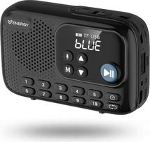 „Energy Sistem TunerGo“ nešiojamasis FM radijas su „Bluetooth“, įkraunama baterija, mini jack išėjimu, optimizuota antena ir 5 W galingumo garsiakalbiu
