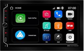 „ESX Vision VMX700DAB“ universalus 2-DIN multimedijos grotuvas su 17,8 cm (7 colių) jutikliniu ekranu