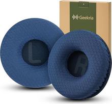 „Geekria“ atsarginės tinklinės ausinių pagalvėlės, skirtos „JBL“ ausinėms JR300, JR300BT, T450BT, T500BT, Tune 500, Tune 500BT, Tune 510BT, Tune 520BT, ausinių pagalvėlės (mėlynos)