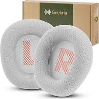 „Geekria“ „Comfort Mesh“ audinio ausinių pagalvėlių pakaitalai, suderinami su „JBL Quantum 100“ ausinėmis, ausinių pagalvėlių remonto detalės (pilkos spalvos)