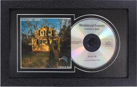 „GMFrames“ CD lentynos vitrina, vinilinių plokštelių stovas, muzikos rėmelis, CD ekspozicijos rėmelis, vinilinių plokštelių laikiklis, 32 x 20 cm, skirtas muzikos albumams, nuotraukoms, vinilinėms plokštelėms, dekoravimui, juodos spalvos