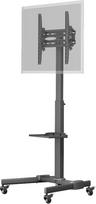 „goobay TV Roll Stand“ – 37–70 colių aukščio reguliuojamas, pakreipiamas, su VESA 400x400 tvirtinimu, iki 35 kg, su laidų tvarkymo sistema – 59507