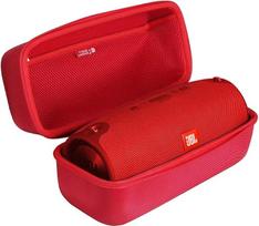 „Hermitshell“ tvirtas kelioninis dėklas, skirtas „JBL Xtreme 3“ / „JBL Xtreme 2“ vandeniui atspariam nešiojamam stereofoniniam „Bluetooth“ garsiakalbiams (raudonas)