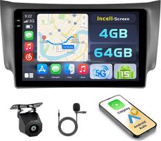„Hikity“ „Android 15“ automobilių radijas, skirtas „Nissan Sentra“ 2016 m. modeliams, 10 colių, su „CarPlay“ ir GPS