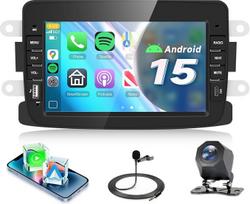 „Hodozzy“ „CarPlay“ automobilių radijas, skirtas „Renault Captur“, „Dacia Sandero“, „Duster“, „Logan“ ir „Lodgy“ modeliams, su USB ir USB-C jungtimis; „Renault“ automobilių radijas su 7 colių ekranu, 2 DIN dydžio, „Bluetooth“ ir „Android Auto“ funkcijomis