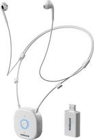„Holdsound“ belaidės ausinės televizoriui – ausinės televizoriams su USB siųstuvu (optinis, 3,5 mm), L/R balanso ir garsumo reguliavimu, paprastu nustatymu vyresnio amžiaus žmonėms, 30 m, 15 valandų (pilkos spalvos)