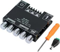 „Hosyond“ ZK-MT21 2.1 kanalų „Bluetooth“ stiprintuvas, 50 W + 50 W + 100 W, aukštų ir žemų dažnių reguliavimas, skirtas savarankiškai surenkamam namų kino garsiakalbiui ir namų „Korg“ sistemai