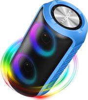 „Hupoaf“ „Bluetooth“ garsiakalbis su apšvietimu, „2025 Music Box“, nešiojamas „Bluetooth“ garsiakalbis su dviem 52 mm skersmens garsiakalbiais, gilūs bosai, IPX7 atsparus vandeniui lauko garsiakalbis, skirtas kelionėms, vakarėliams ir paplūdimiui
