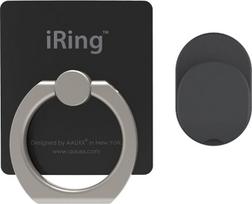 „iRing“ išmaniojo telefono „Premium Style“ žiedinis laikiklis, „selfie“ stovas, mobiliojo telefono laikiklis, skirtas „iPhone 6/6 Plus“, „6S“, „Galaxy 5“, „S6/Note“, „HTC One“, „Sony Xperia Z5“, „G4/Nexus 5“, „Huawei G8/P8“, „A9/M9/Desire“ – juodas kaip a
