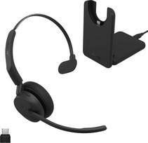 „Jabra Evolve3 45“ mono „Bluetooth“ ausinės su mikrofonu, USB-C, „MS Teams“