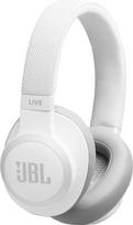 „JBL Live 650BT“ belaidės ausinės, su galvos juosta, dviem ausinėmis, 16–20 000 Hz, 32 omai, baltos spalvos