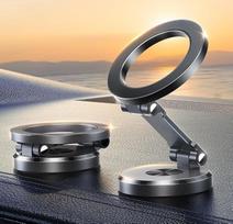 „JOYROOM“ mobiliojo telefono laikiklis su automobiliui skirtu magnetu [sulankstomas ir pagamintas iš metalo] „MagSafe“ laikiklis automobiliui su 20 „N55“ magnetais ir 360° pasukimo funkcija, magnetinis mobiliojo telefono laikiklis automobiliui, skirtas „i