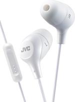 „JVC Marshmallow“ individualiai pritaikytos ausinės su nuotolinio valdymo pulteliu ir mikrofonu – baltos spalvos
