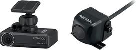 „Kenwood“ DRV-N520 vaizdo registratorius, juodos spalvos, ir CMOS-230 galinio vaizdo kamera su CMOS technologija, juodos spalvos