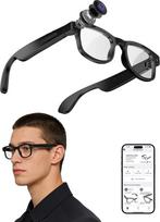 „KI Smart“ akiniai su kamera, 1080p vaizdo įrašymas, vertimas realiuoju laiku, „Bluetooth“ akiniai su mikrofonu, muzika ir skambučiai, balso asistentas, 3 keičiami lęšiai kasdieniam naudojimui, kelionėms ir susitikimams