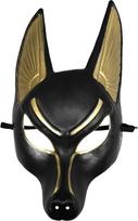 „Kichvoe“ Anubio kaukė – Helovino vakarėlio kaukė, pagaminta iš plastiko, skirta suaugusiems, egiptietiško šakalo dievo kostiumo aksesuaras, cosplay, kaukių balas, vintage stilius, 35 x 7 x 3,5 colių