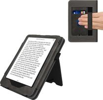 „kwmobile“ atverčiamas dėklas, suderinamas su „Amazon Kindle Paperwhite“ (2024 m.) / „Colorsoft“ – rankinė juostelė – dėklas, tamsiai pilkos spalvos