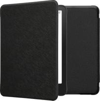 „kwmobile“ atverčiamas dėklas, suderinamas su „Amazon Kindle Paperwhite“ (2024) / „Colorsoft“ dėklas – dirbtinės odos e. skaityklės dėklas – viršelis – juodos spalvos