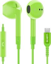 „LUDOS Ferox“ USB-C ausinės, 5 metų garantija, skirtos „iPhone 16“, „15“, „Pro Max“, „Plus“, „Samsung Galaxy S24“, „S23 Ultra“, „S22“, „S21 FE“, „S20“, „A53“, „A54“; USB-C ausinės su mikrofonu, įdedamos į ausį, su laidu, skirtos „iPad Pro“ – žalios