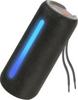 „M MU“ „Bluetooth“ garsiakalbis, „Bluetooth“ kolonėlė su galingais baisais, atspari vandeniui ir dulkėms, 360 laipsnių žemų dažnių garsiakalbis, 3600 mAh baterija, užtikrinanti ilgą veikimo laiką, dvigubas stereofoninis suporavimas, LED lemputė, juodos sp
