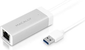 „Macally U3GBA“ aliuminis USB 3.0 į Gigabit Ethernet adapteris