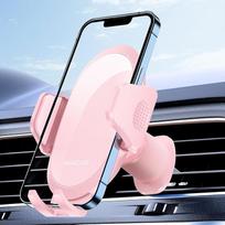 „Miracase 2025“ automobilinis telefono laikiklis, tvirti dvigubi plieniniai kabliai, montuojamas ant oro ventiliacijos angos, pasukamas 360°, telefono laikiklis su vieno mygtuko atsegimu, skirtas „iPhone“, „Galaxy“ ir visiems 4–7 colių išmaniesiems telefo