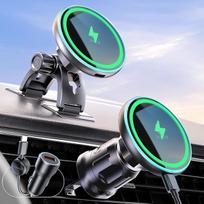 „MOKPR“ „MagSafe“ automobilinis laikiklis su įkrovimo funkcija, skirtas „MagSafe“ įkrovikliui automobilyje