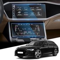 „Navigation“ grūdinto stiklo ekrano apsauginė plėvelė, skirta „Audi“ A6 / A7 C8 (2019–2023, 2024 m.) modeliams. Grūdinto stiklo ekrano apsauginė plėvelė, skirta „Audi“ A6 / A7 priedams. Tinka 9H atsparumo įbrėžimams (MMI 10,1 colio)