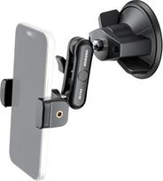 „NEEWER“ automobilinis telefono laikiklis, 360° pasukamas metalinis telefono laikiklis su vakuumine siurbline taurele ir lanksčiu laikikliu, suderinamas su „iPhone“ ir „Samsung“ įrenginiais, skirtas UTV priekinio stiklo, stoglangio, stiklo paviršiams, nav